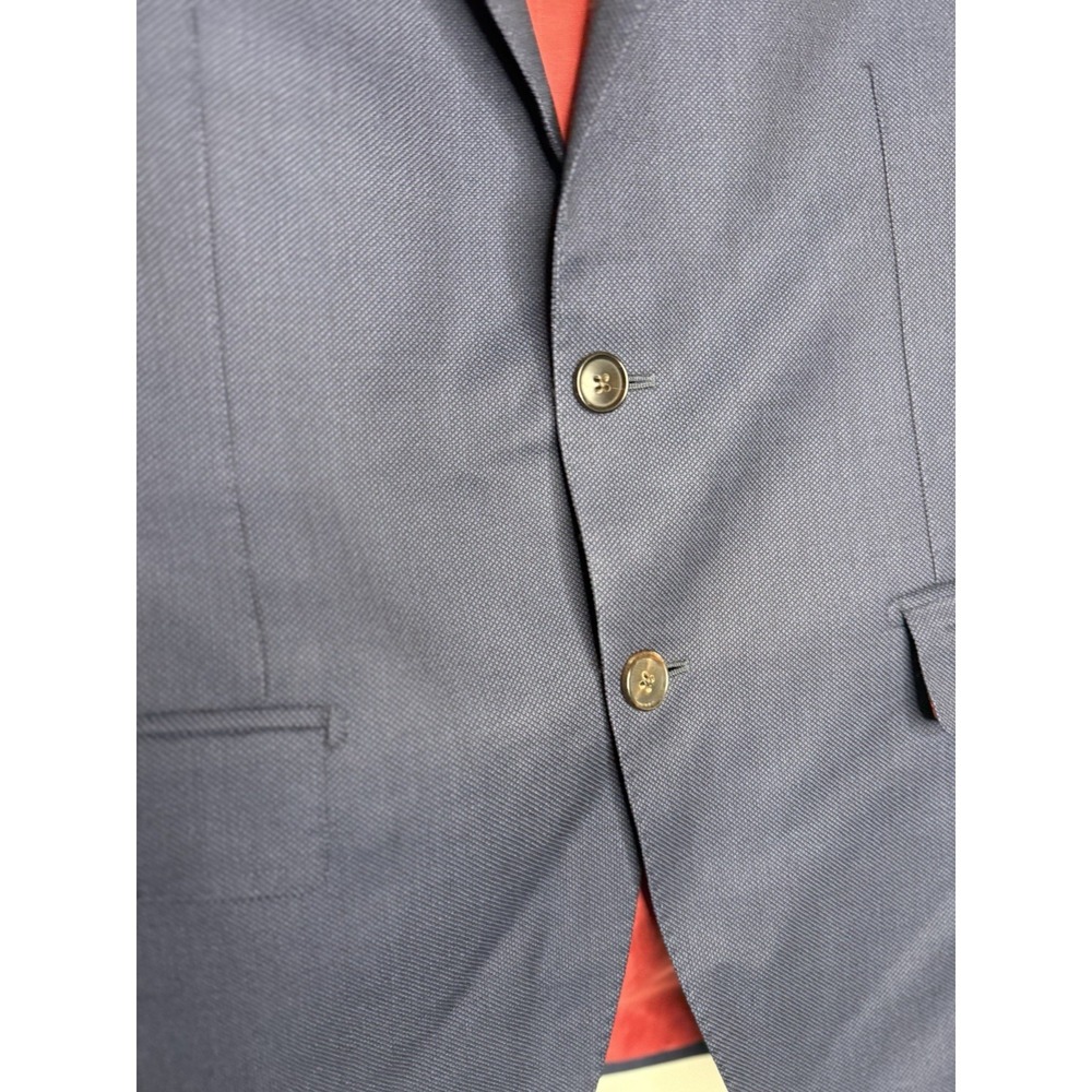 SUITSUPPLY Blazer Mens 36 Blue Vitale Barberis Canonico Pure Wool Sienna Italy - Picture 13 of 15